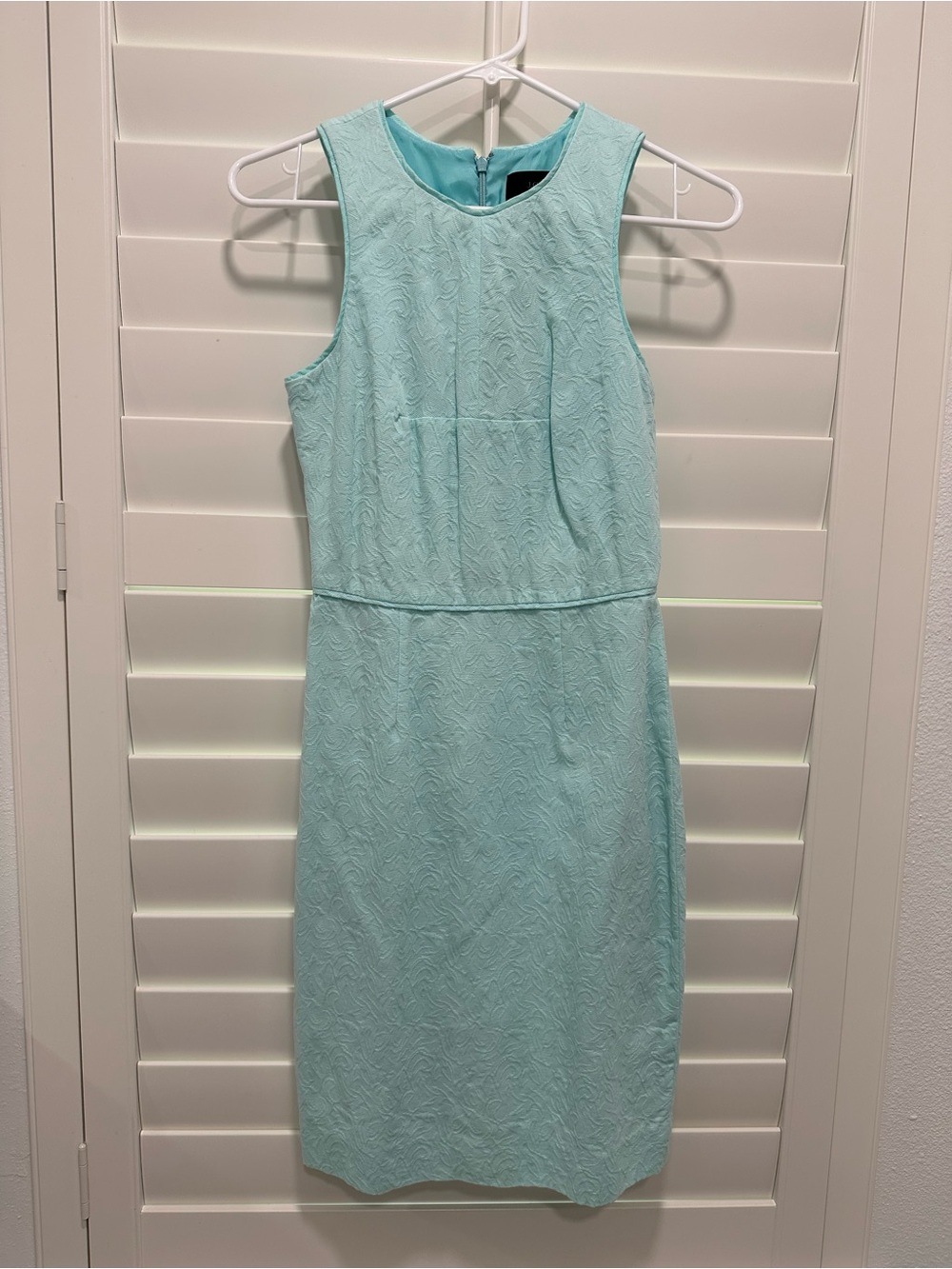 J. Crew matelasse Sheath Dress 00